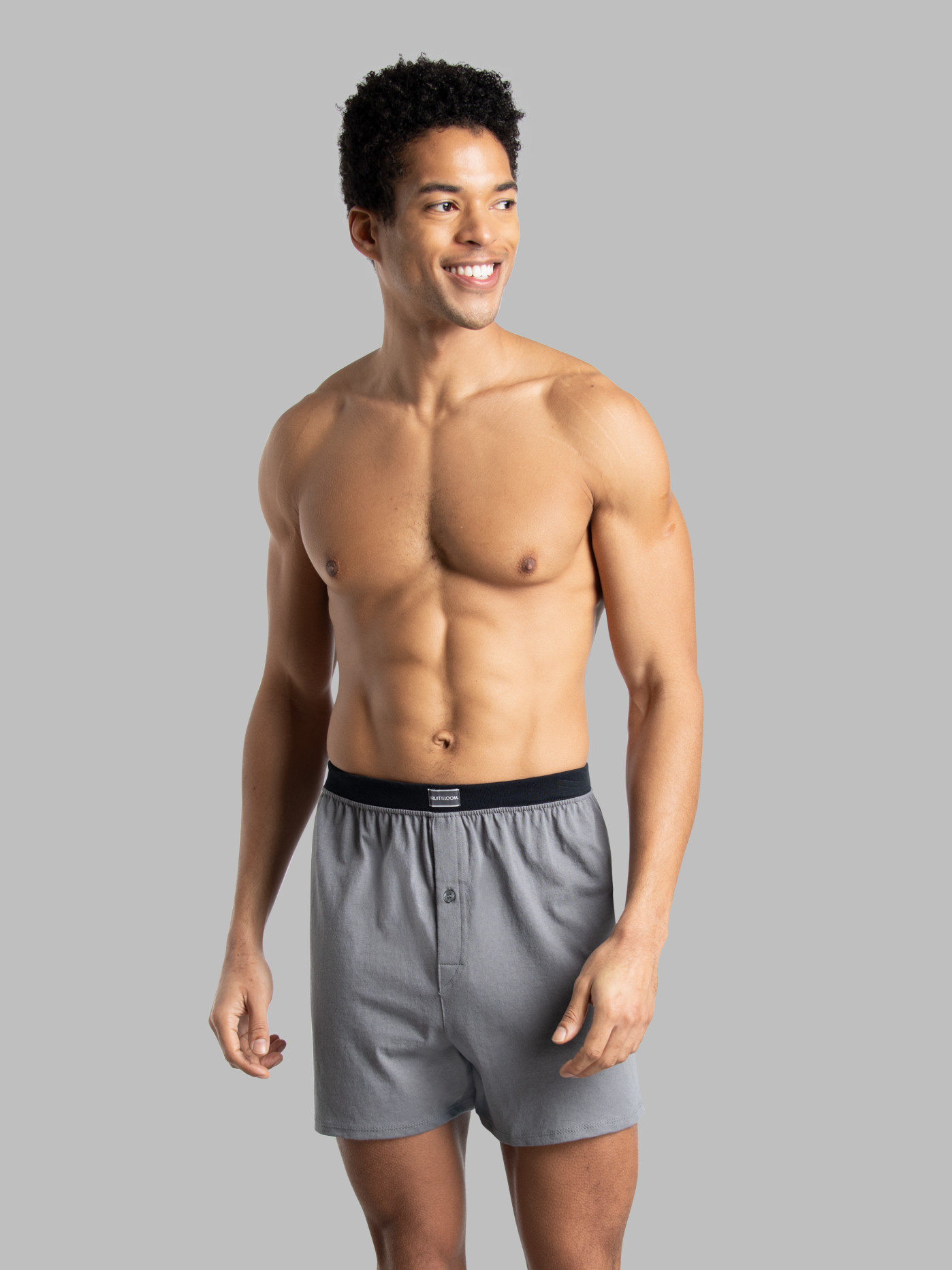 Mens knit boxers assorted pack