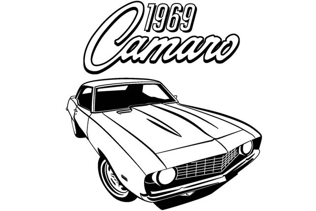 Get crafty with these amazing classic car coloring pages