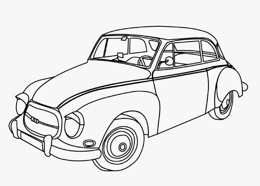 Coloring pages automotive drawing color for kids