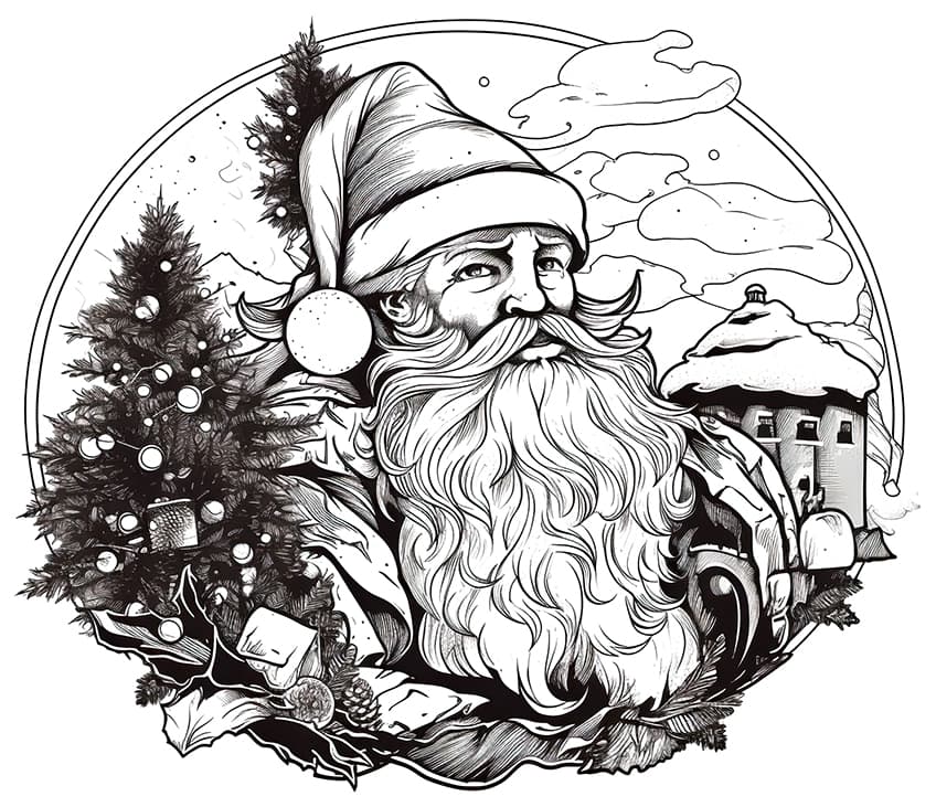 Christmas coloring pages