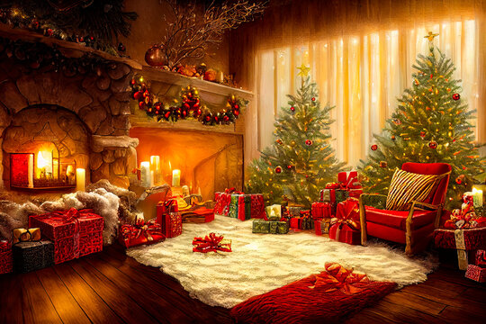 Download Free 100 + vintage christmas fireplace Wallpapers