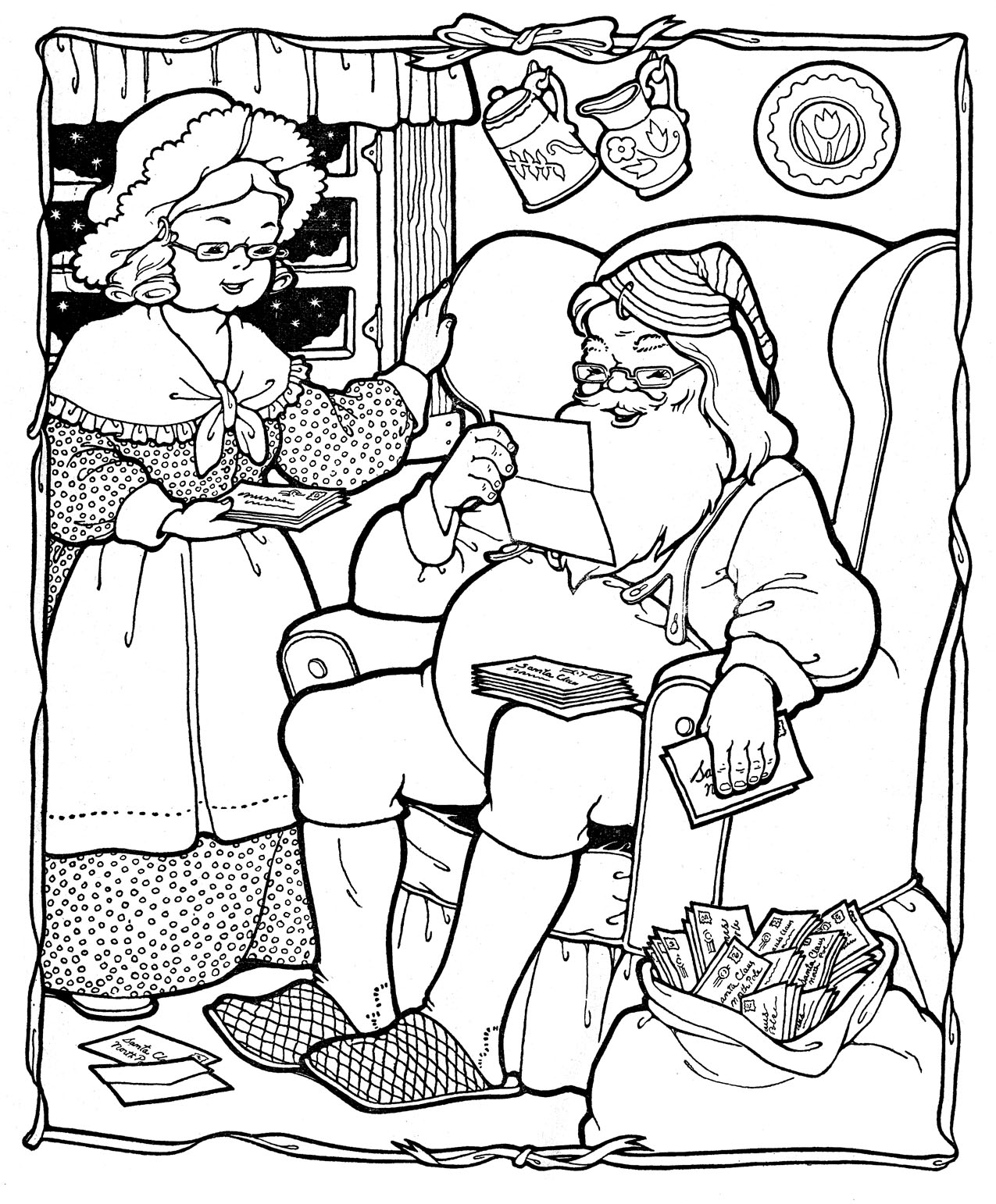 Free christmas coloring pages