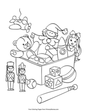 Christmas coloring pages â free printable pdf from