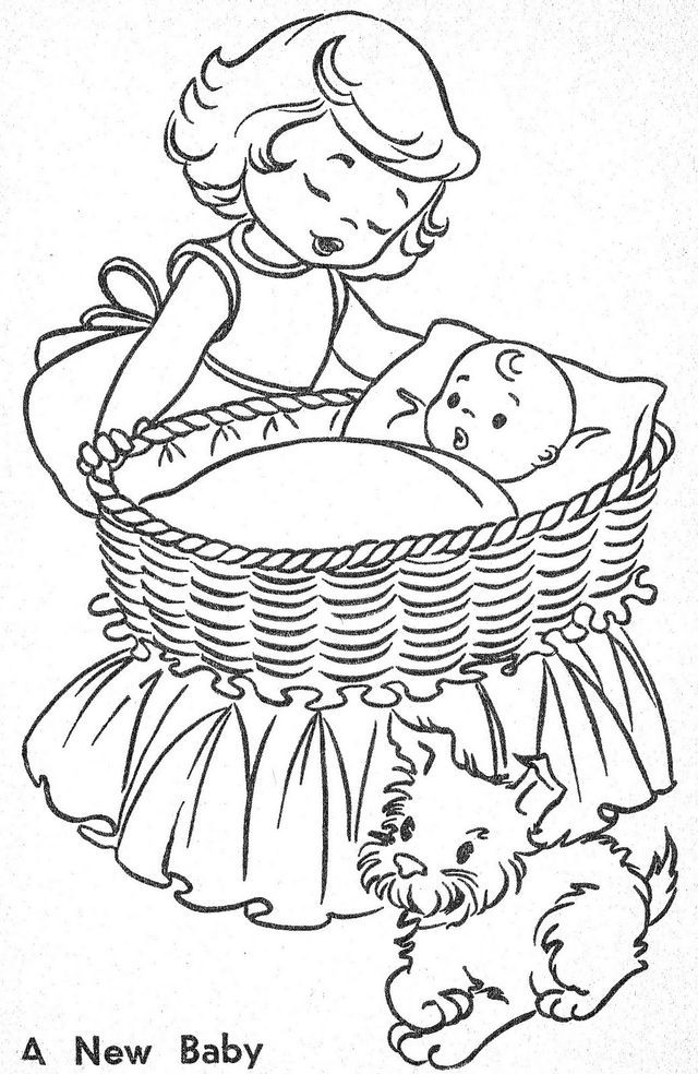 Vintage coloring books baby coloring pages coloring books