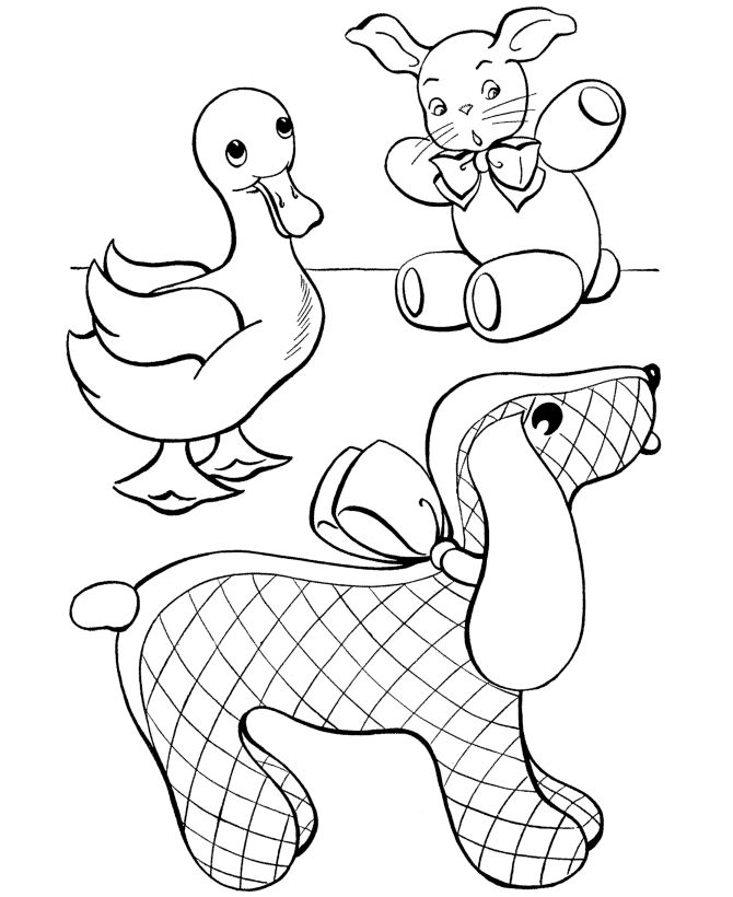 Toy animals coloring pages stuffed animals and dog coloring page and kids activity sheet animal coloring pages dog coloring page vintage coloring books