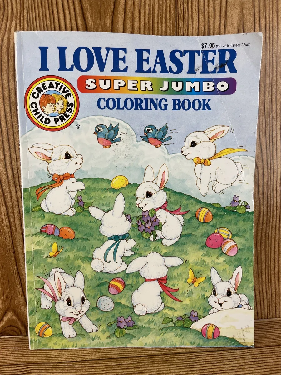 Vintage easter picnic coloring book creative child press