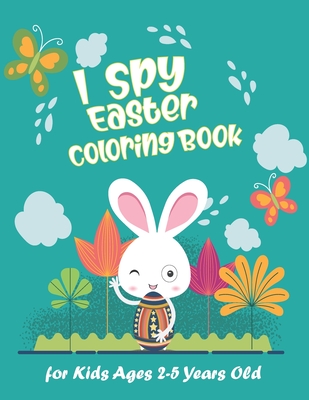 I spy easter coloring book for kids ages