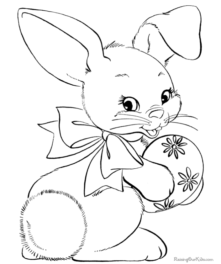 Free easter coloring pages