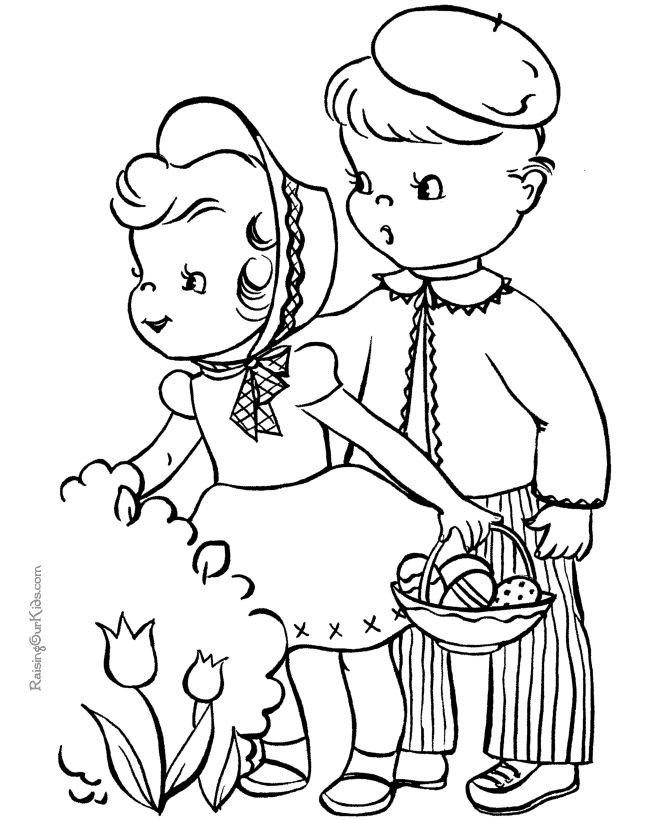 Easter coloring book pages for kid easter coloring book easter coloring pages vintage coloring books