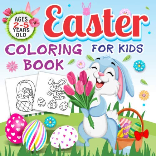 Easter loring book for kids ages