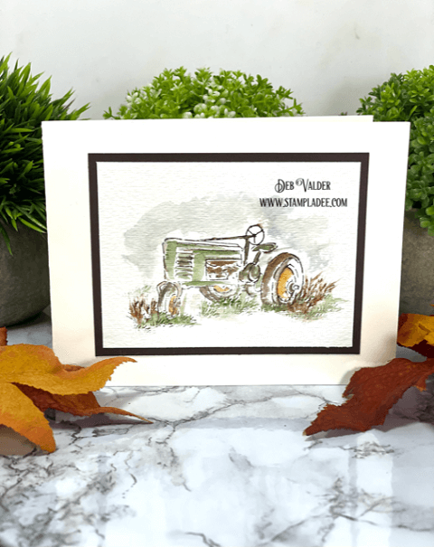 Vintage fall note cards with deb valder