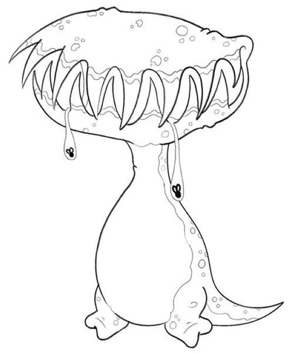 Free venus flytrap coloring pages printable pdf