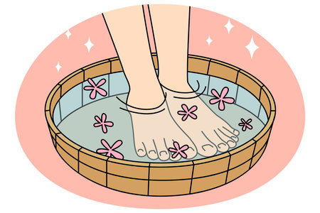 Foot soak cliparts stock vector and royalty free foot soak illustrations