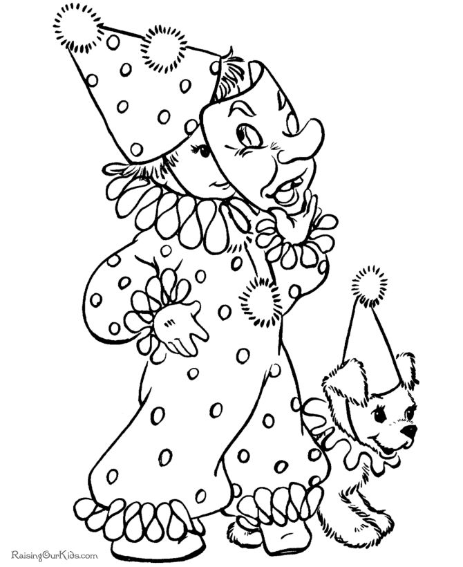 Free printable halloween coloring book kids