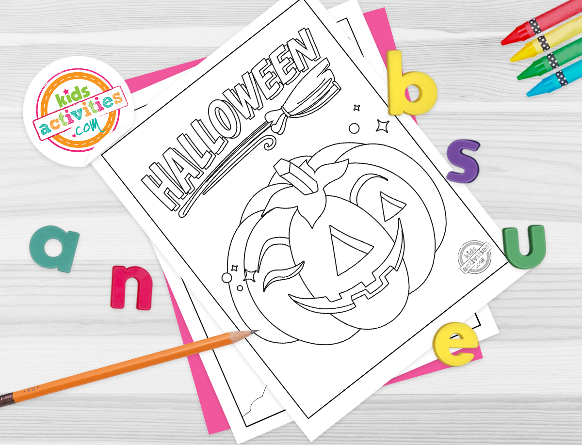 Free printable vintage halloween coloring pages kids activities blog