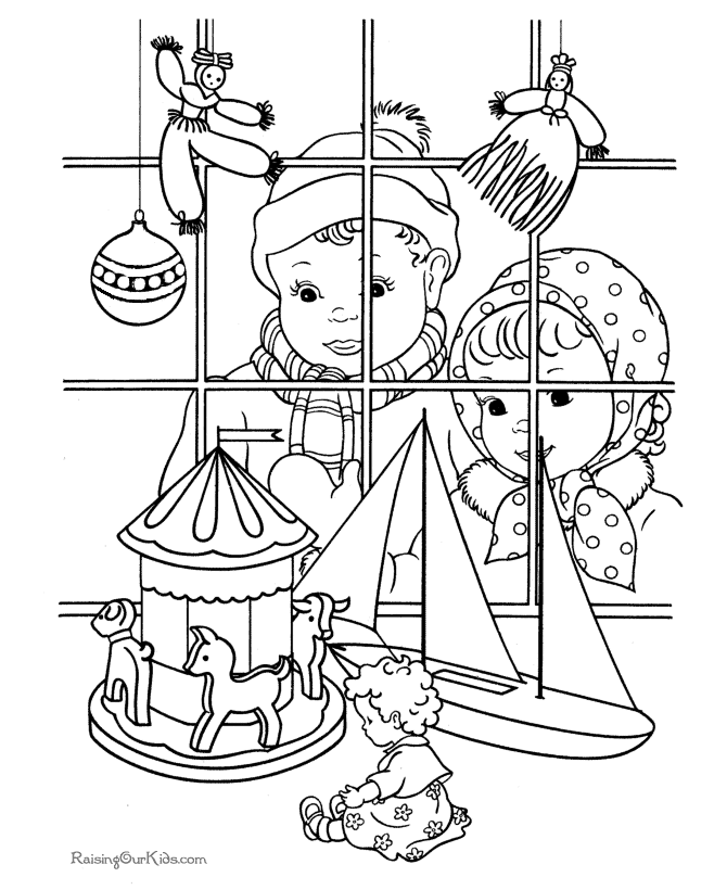 Etalage vintage coloring books christmas coloring books printable christmas coloring pages