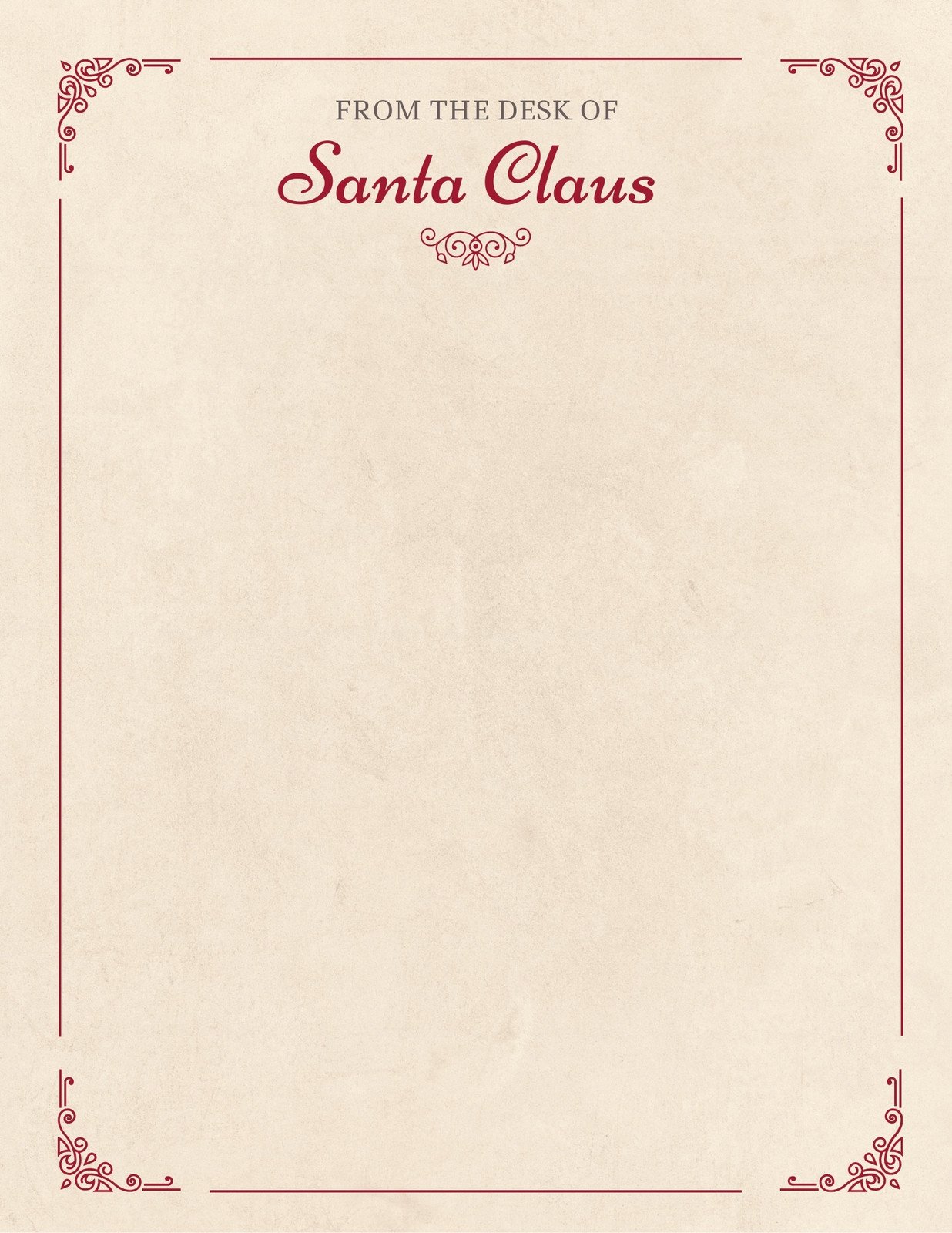 Free printable santa letter templates you can customize