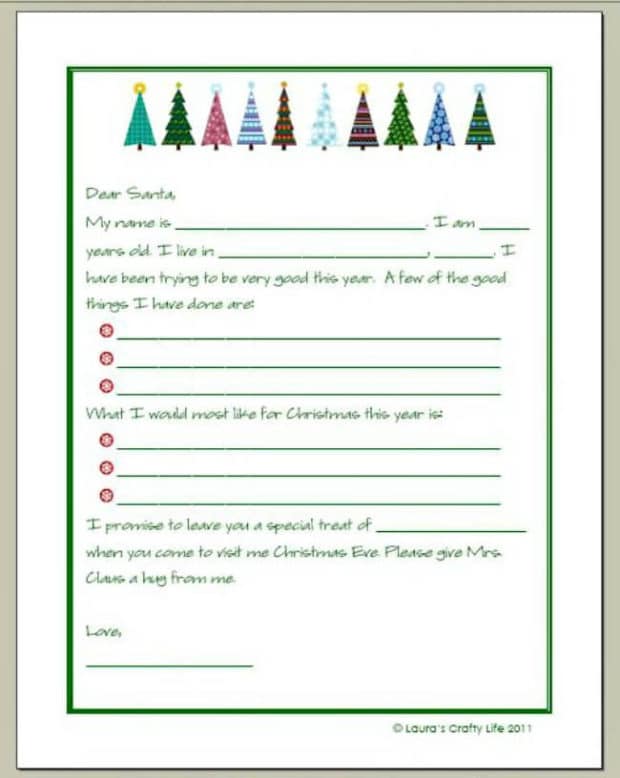 Free printable letters to santa templates