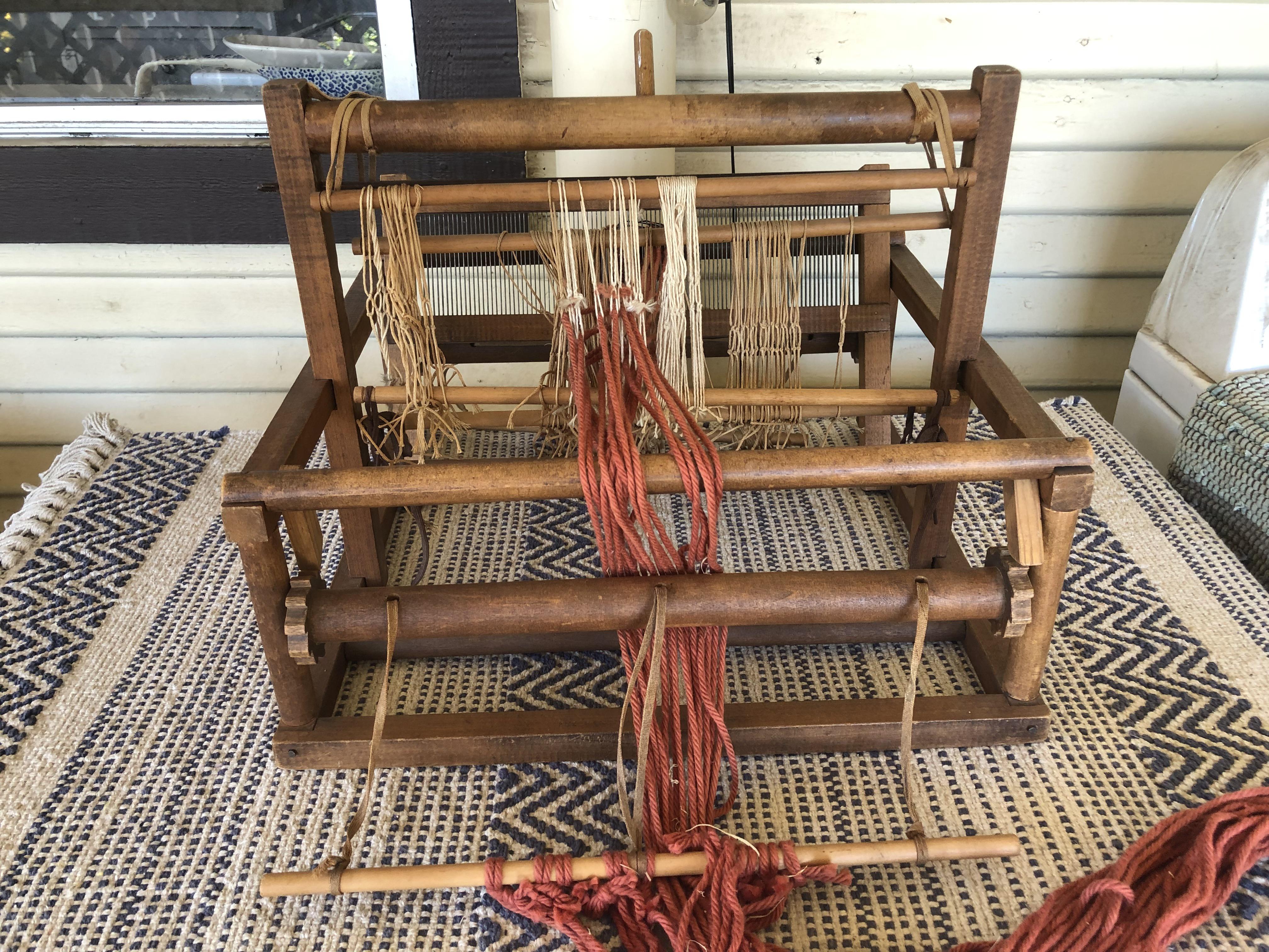 Bought this vintage loom for where do i start any youtubebookwebsite remendations would be great rweaving