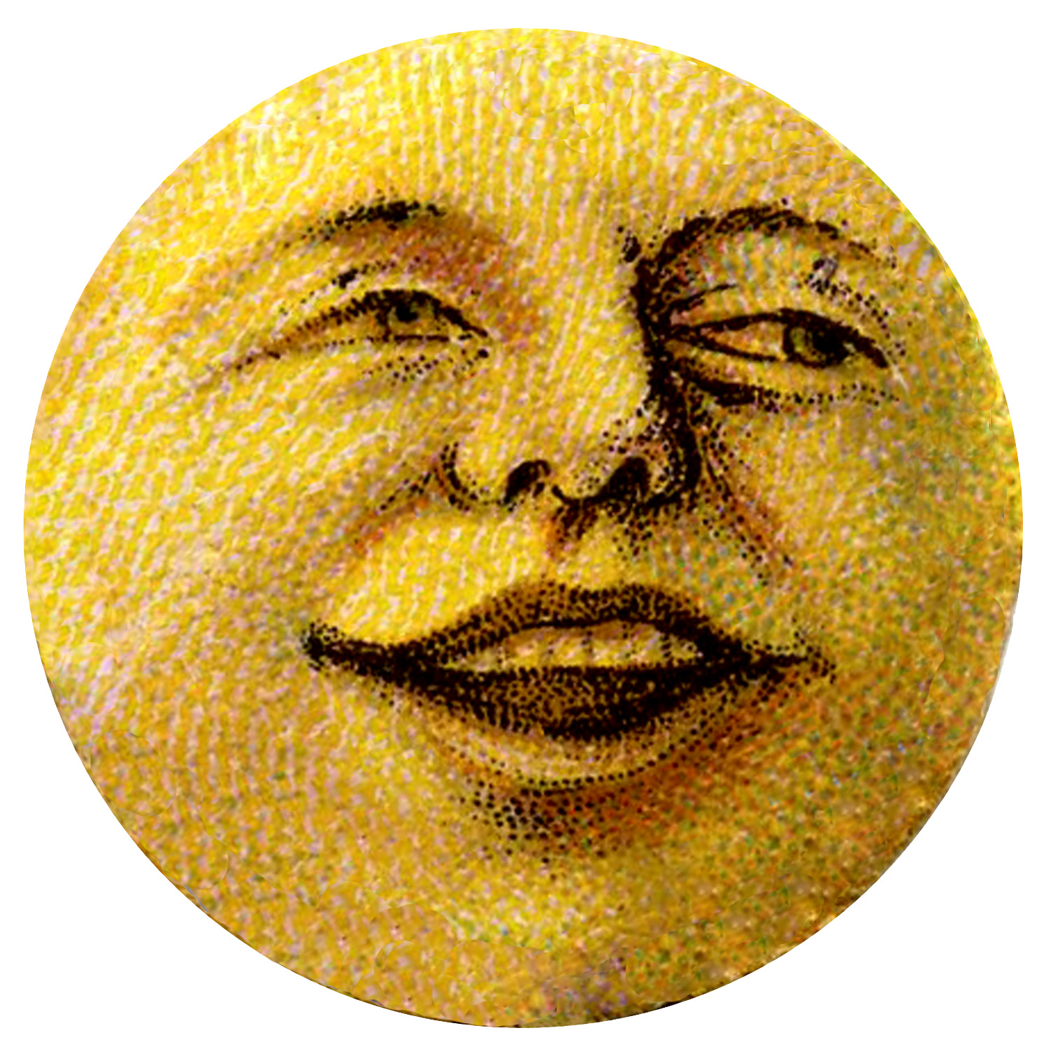 Man in the moon clipart