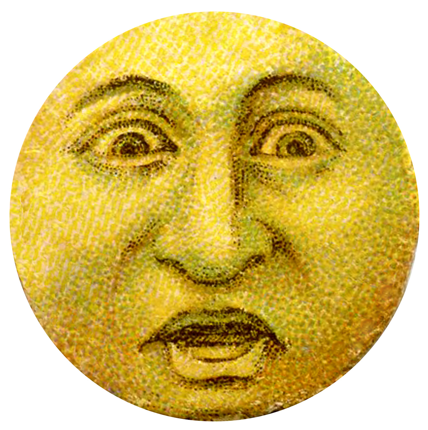 Man in the moon clipart