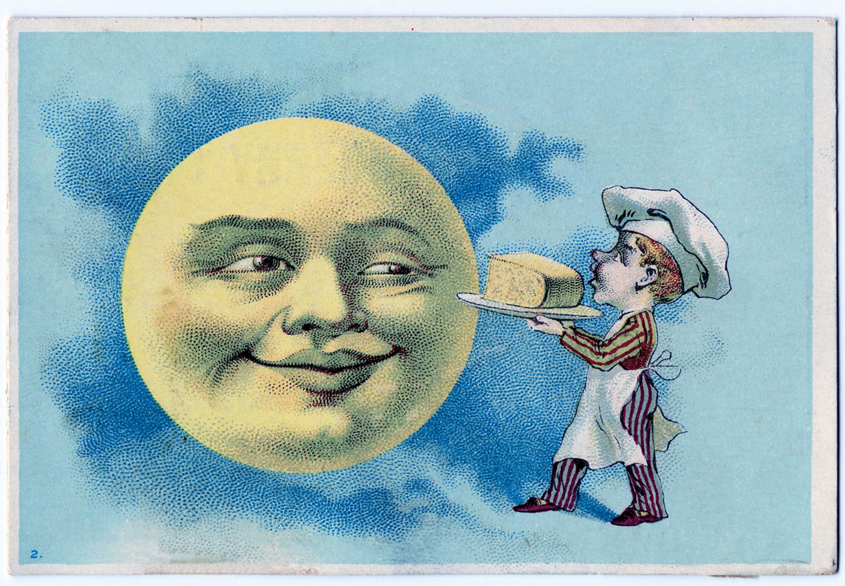 Man in the moon clipart