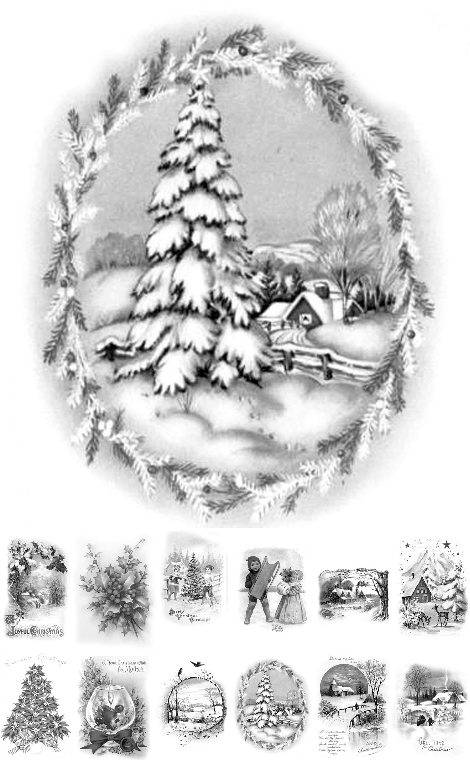 Flonz adult loring book cards x vintage christmas winter landscapes vintage design for loring over grayscale home kitchen