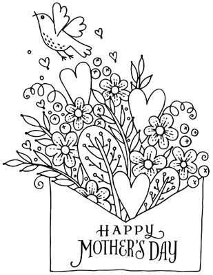Brighten their day with wishes mothers day coloring pages mothers day coloring cards mothers day cards