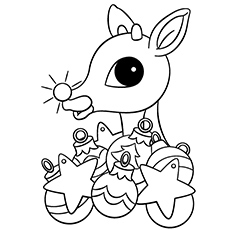 Top free printable reindeer coloring pages online