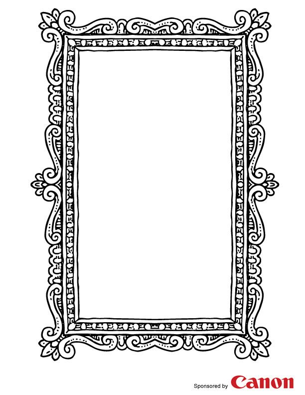 Print these craft templates for kids for hours hours of fun picture frame template free printable coloring pages printable pictures