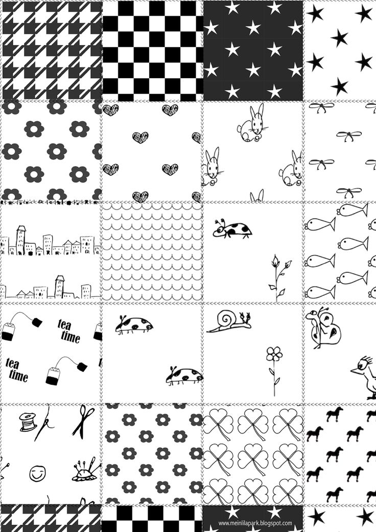 Free digital black and white scrapbooking paper