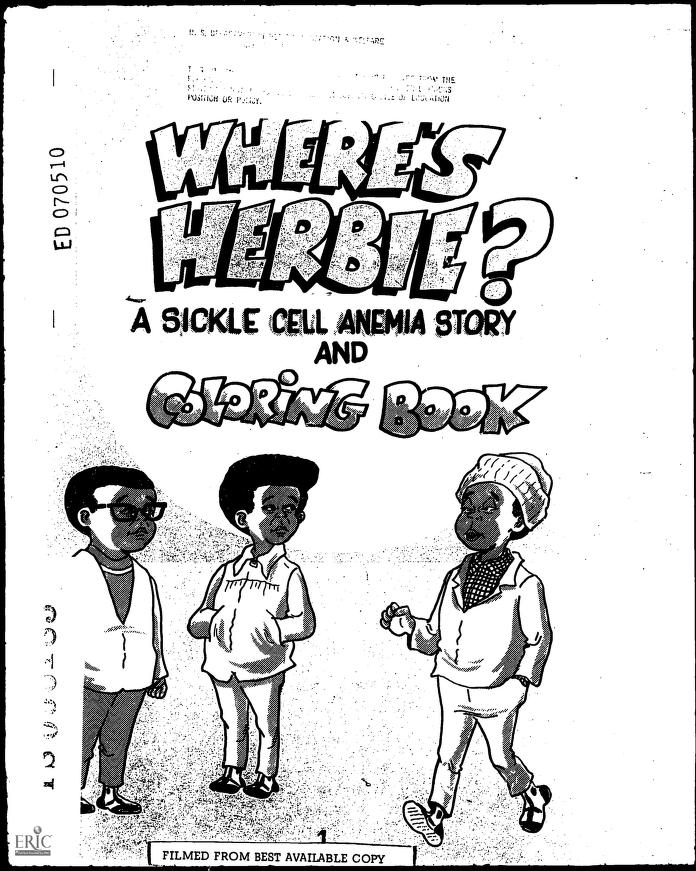 Eric ed wheres herbie a sickle cell anemia story and coloring book eric free download borrow and streaming internet