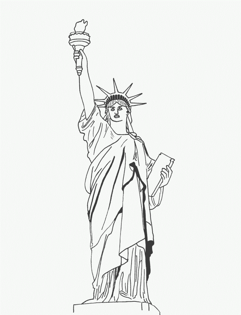 Free printable statue of liberty coloring pages for kids coloring pages free coloring pages statue of liberty drawing