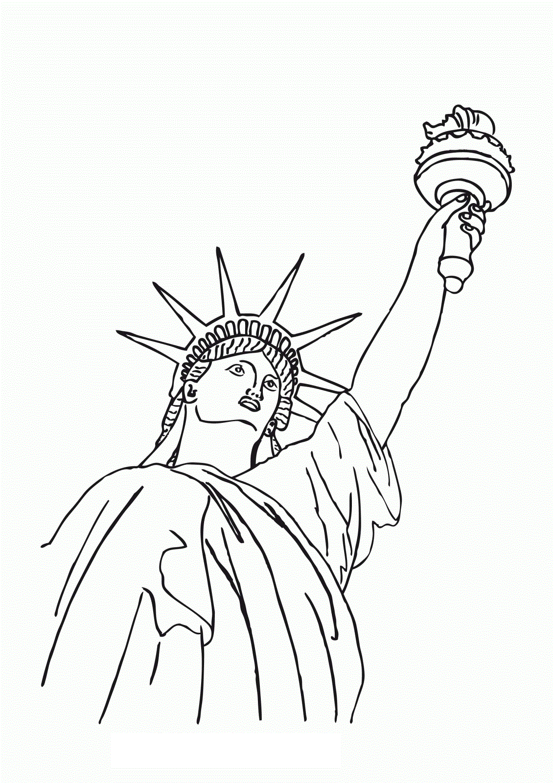 Memorable statue of liberty coloring page educative printable how to memorize things coloring pages statue