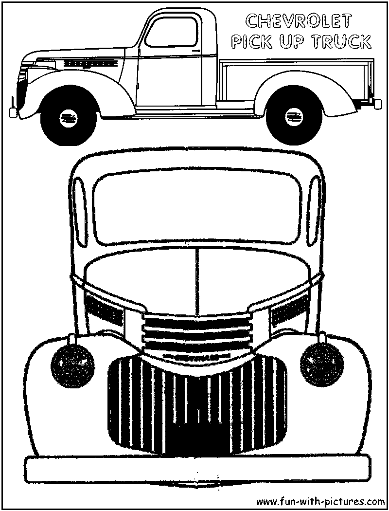 Truck coloring pages