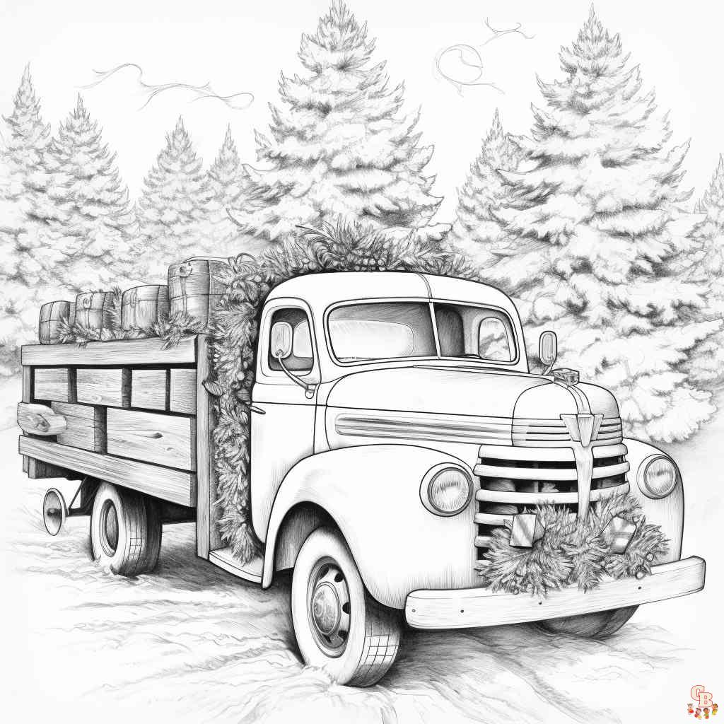 Truck coloring pages