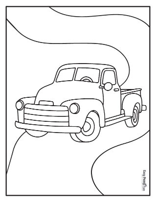 Car coloring pages