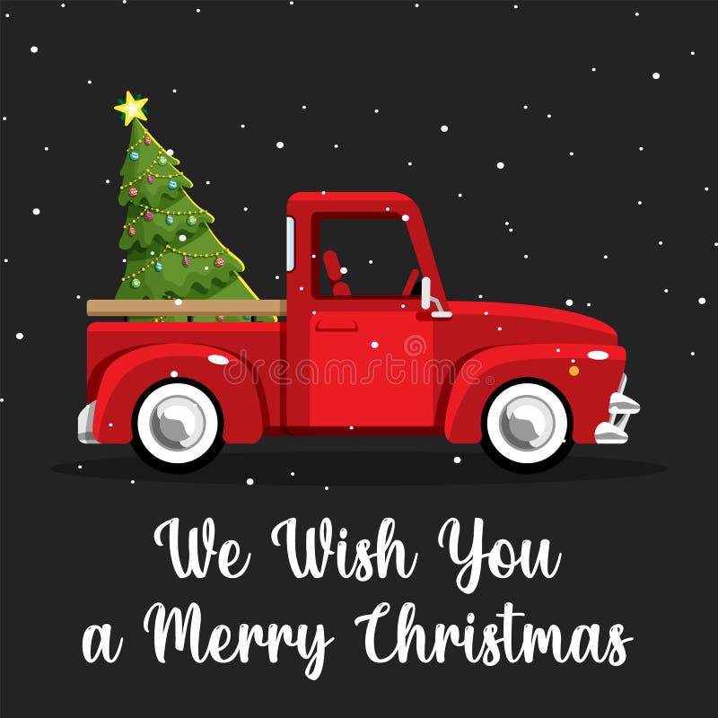 Christmas truck stock illustrations â christmas truck stock illustrations vectors clipart