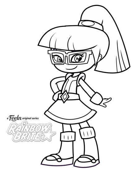 Shy violet coloring page