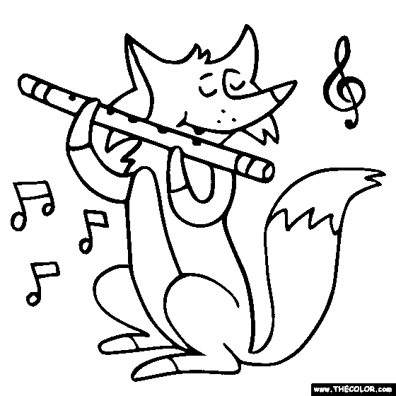 Usical instruents coloring pages