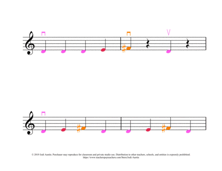 Violin flashcards