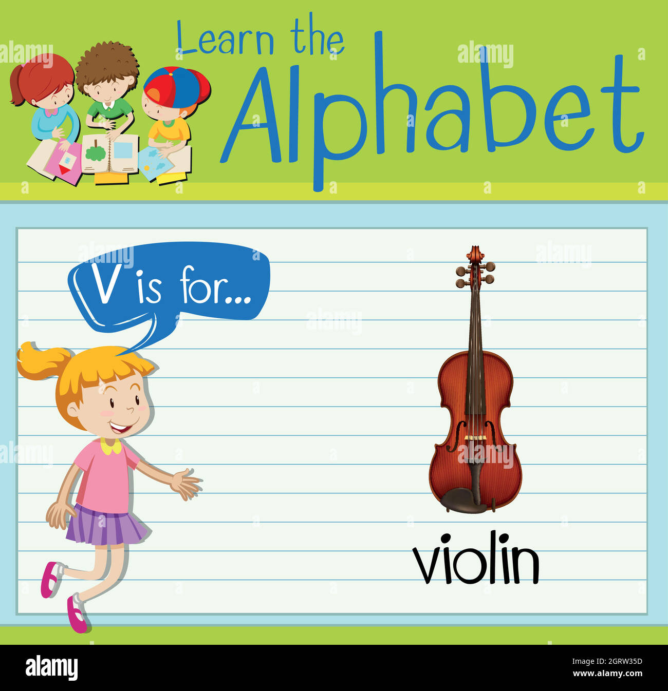 V is for violin hi