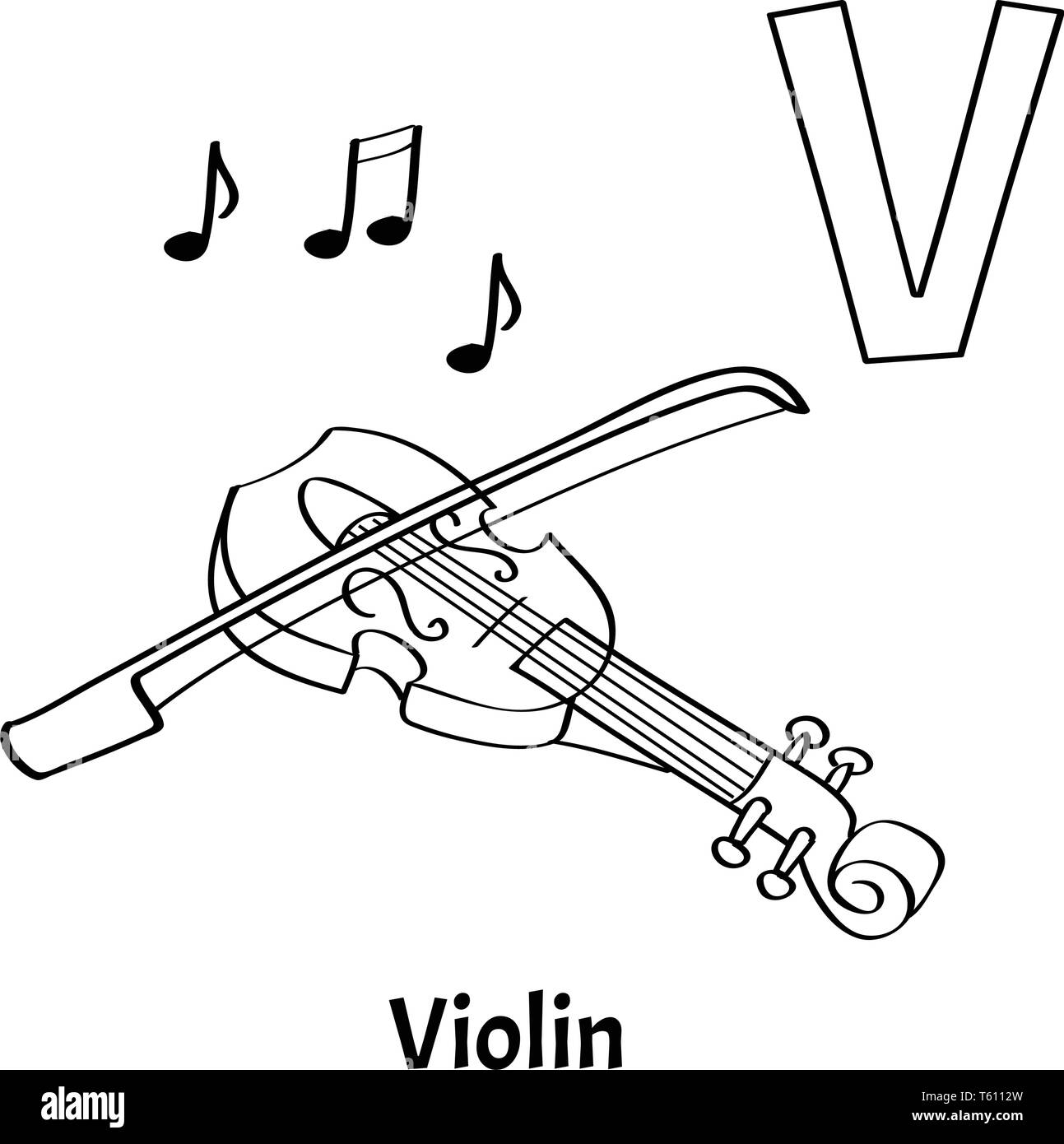 V is for violin hi