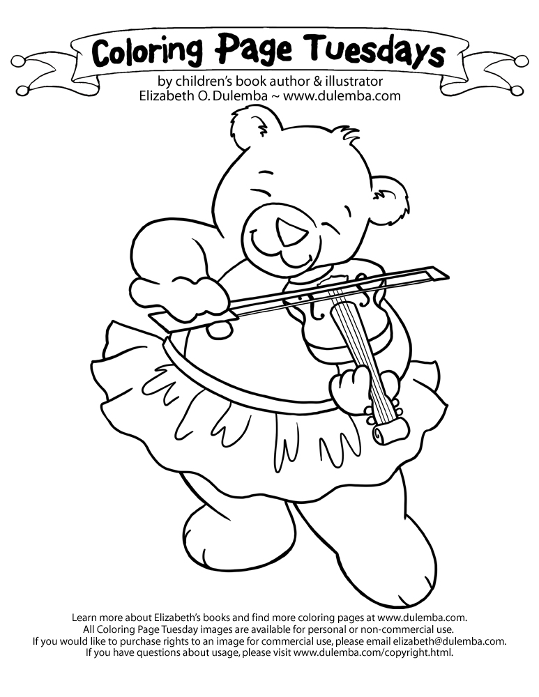 Coloring page tuesday