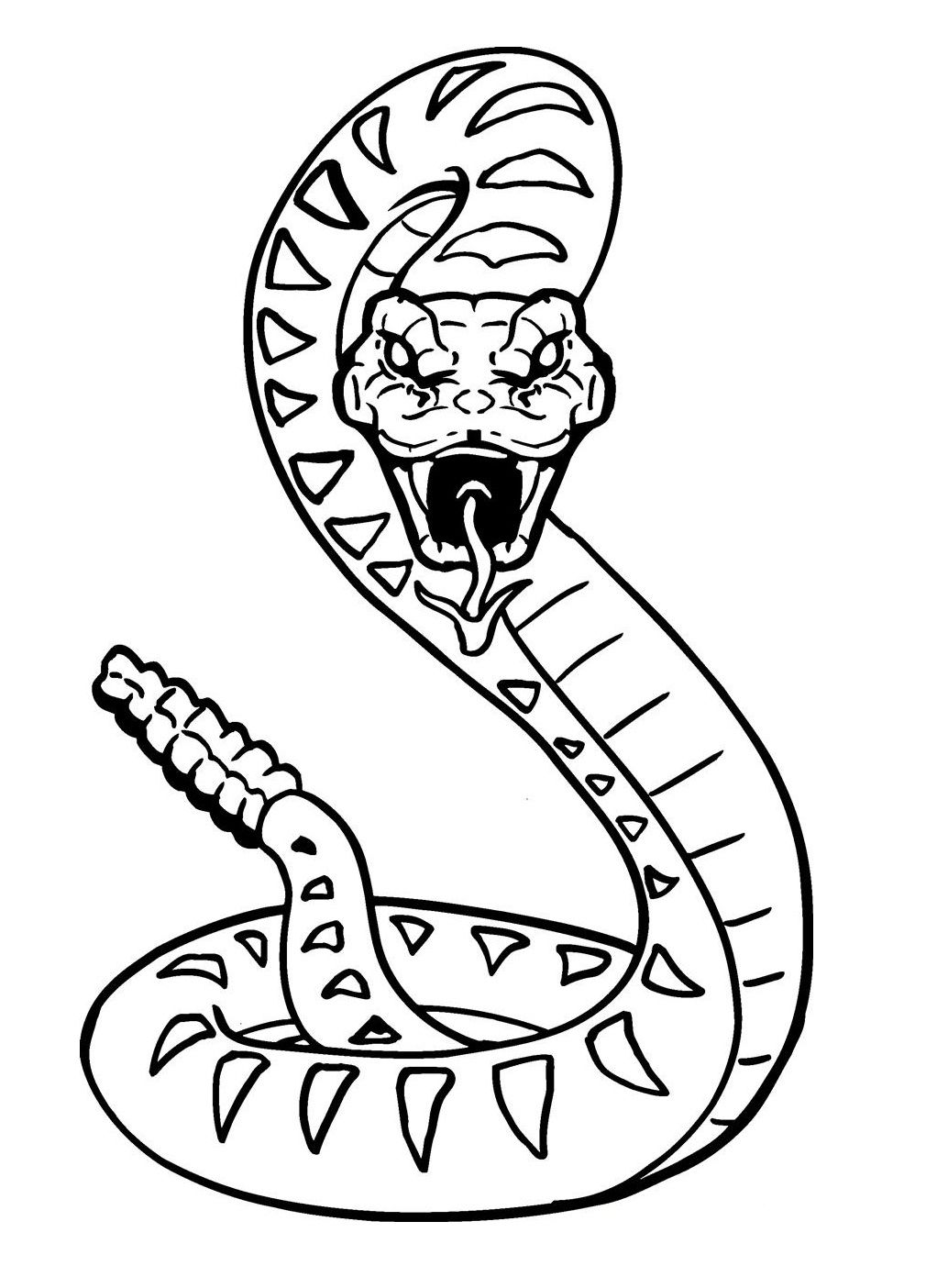 Snake coloring pages zoo coloring pages snake tattoo design