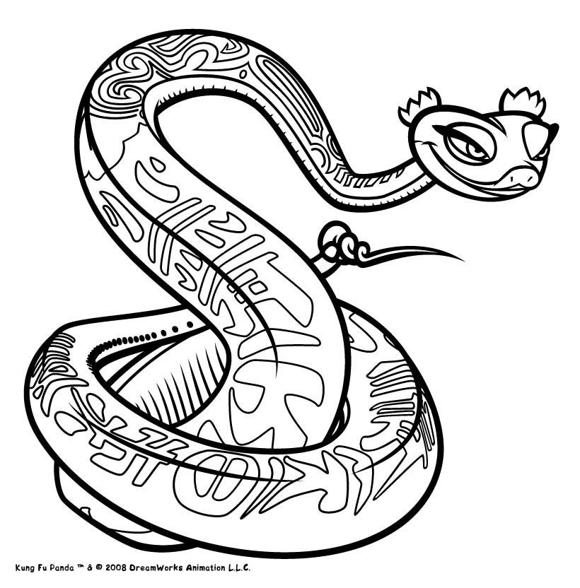 Cute master viper coloring pages