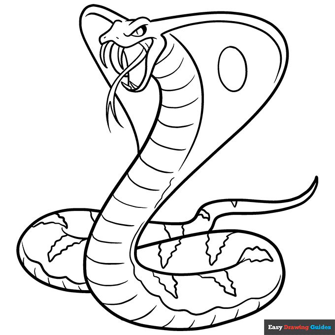 Free printable reptile coloring pages for kids