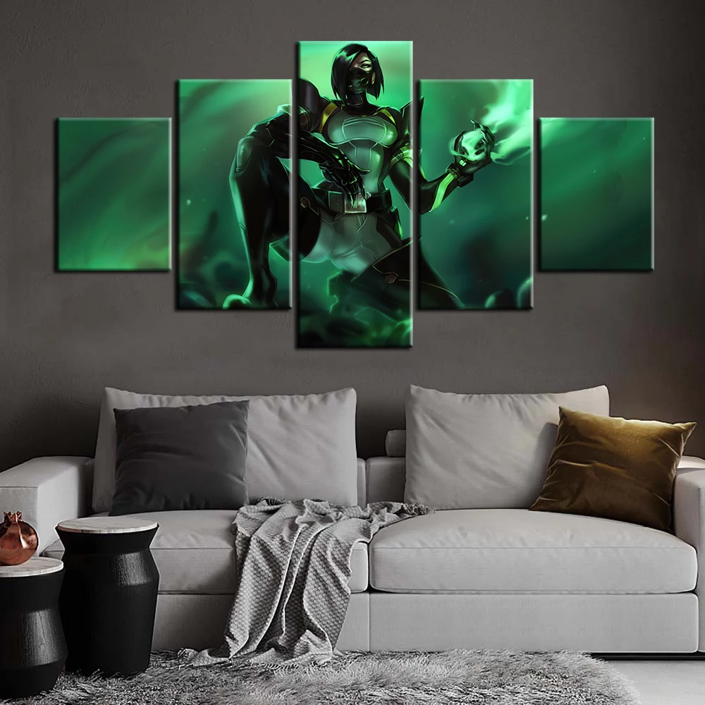 Hd impressão cartaz viper valorant popular jogo online pintura em tela do jogo  pintura da lona sala de estar quarto decoração - AliExpress