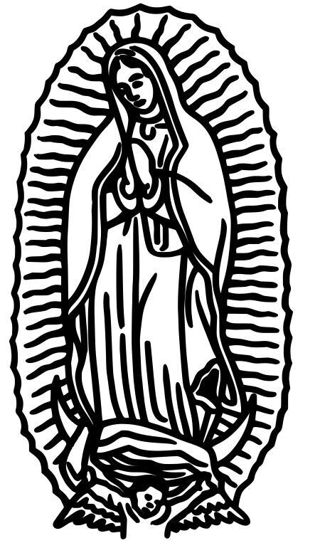 Virgen de guadalupevinyl decalsticker for carswindowslaptops and more