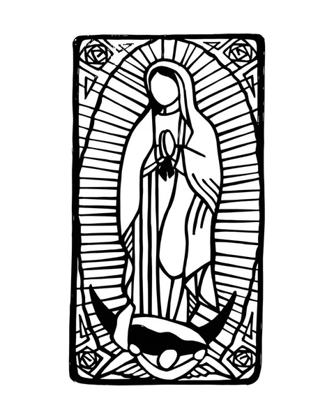 Virgen de guadalupe vector images